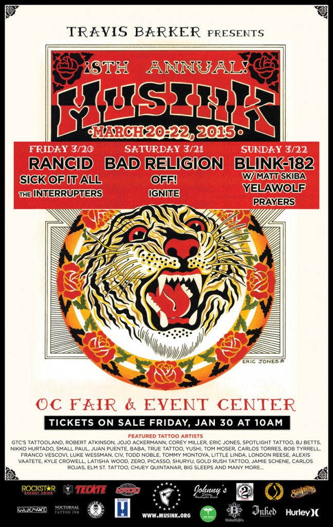 Photo zu 21. - 23.03.2015: Musink Tattoo Convention & Music Festival - OC Eventcenter - Costa Mesa, CA