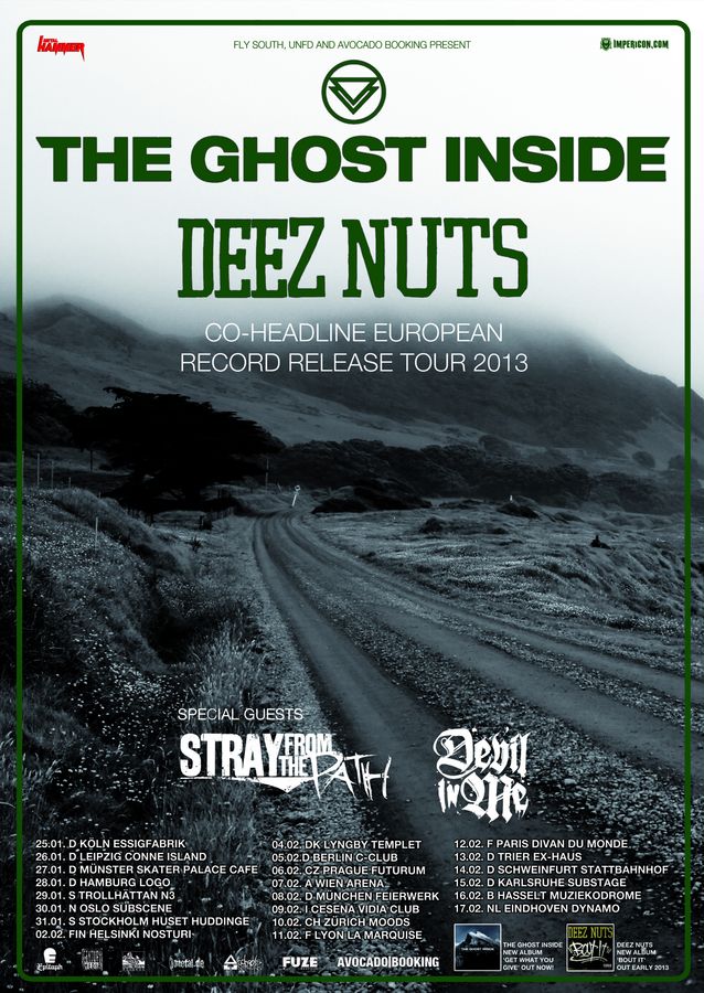 Photo zu 15.02.2013: The Ghost Inside, Deez Nuts, Stray From The Path - Karlsruhe - Substage