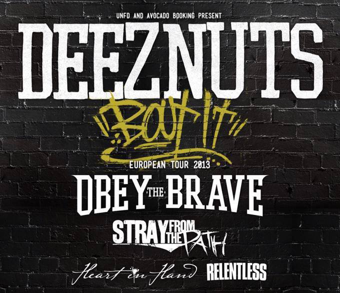 Photo zu 21.11.2013: Deez Nuts, Obey The Brave, Stray From The Path, Heart In Hand, Relentless - Karlsruhe - Substage