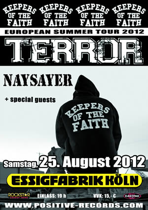 Photo zu 25.08.2012: Naysayer, Terror, Brutality Will Prevail - Köln - Essigfabrik
