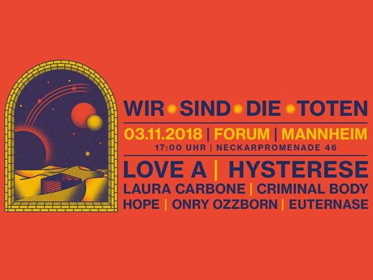 Photo zu 03.11.2018: WIR SIND DIE TOTEN FEST - Mannheim - Forum