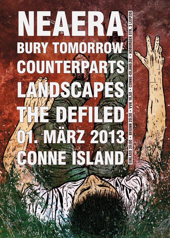 Photo zu 01.03.2013: Neaera, Bury Tomorrow, Counterparts, Landscapes - Leipzig - Conne Island
